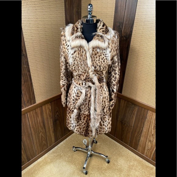 dennis basso Jackets & Coats Dennis Basso Designer Heavily Spotted